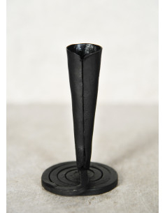 Hand-forged candelabrum with a spiral base 2