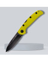 Third Locking Knife, yellow nylon fiber