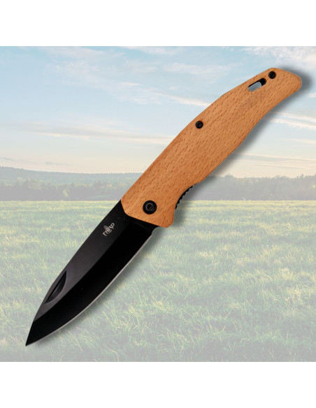 Field Knife Third, maple wood handle...
