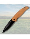 Field Knife Third, maple wood handle (black blade)