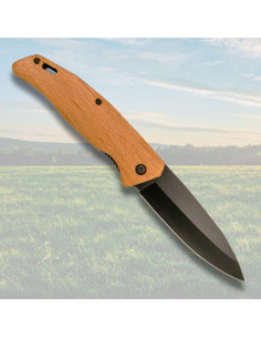 Field Knife Third, maple wood handle (black blade) 2