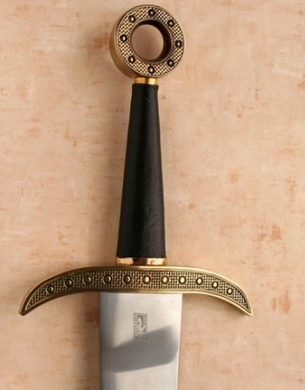 Espada nórdica pomo redondo abierto latón - The Nordic Sword